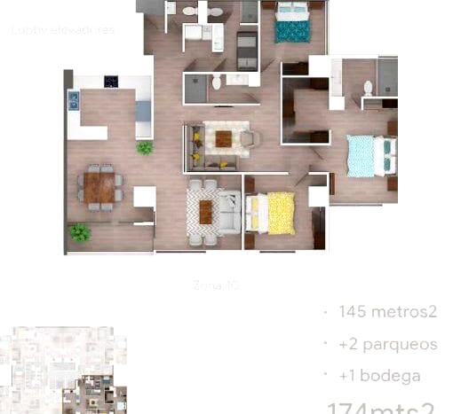 Penthouse en Venta – Edificio Casa Acueducto, Zona 10 — foto 5 de 5